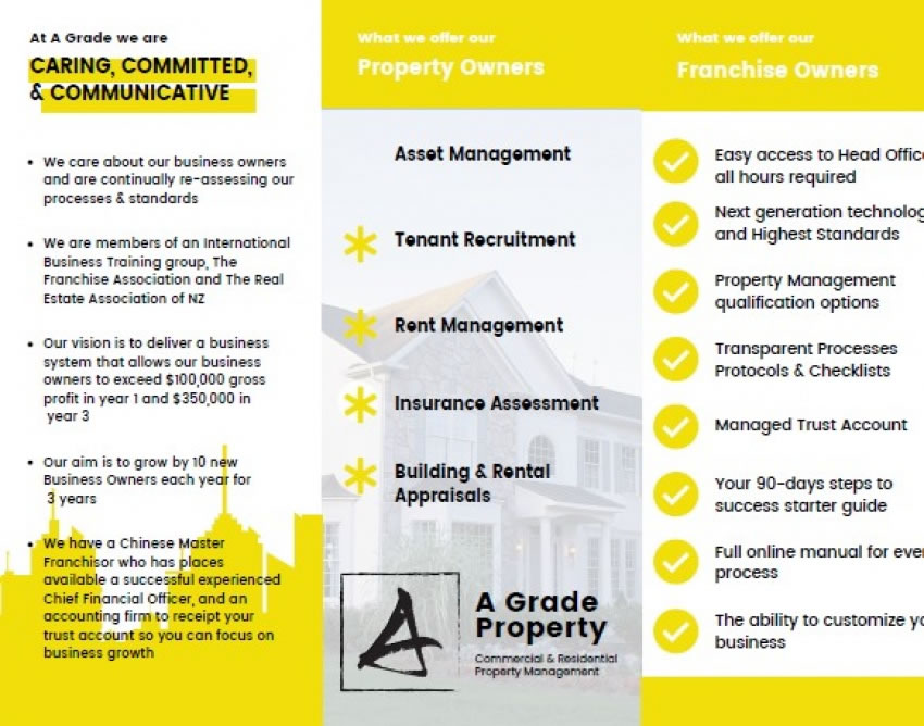 A Grade Property Management Brochure page 2